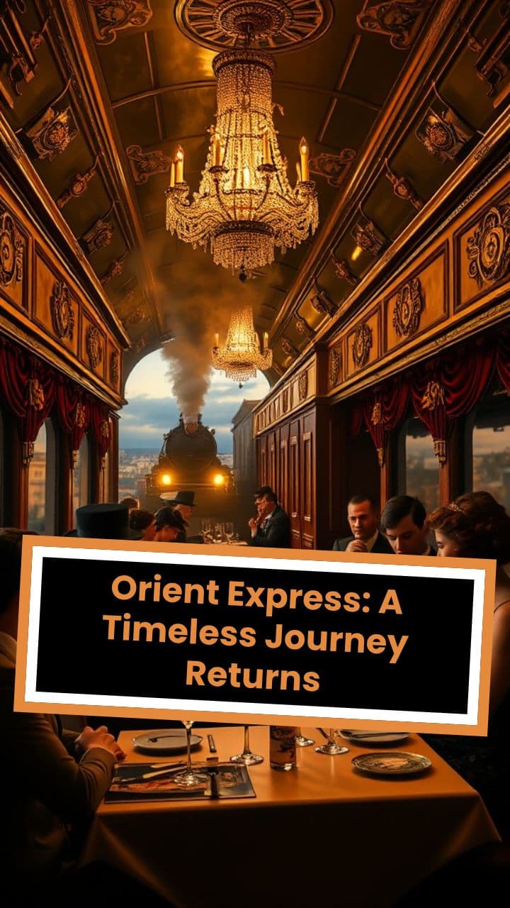 Orient Express: A Timeless Journey Returns