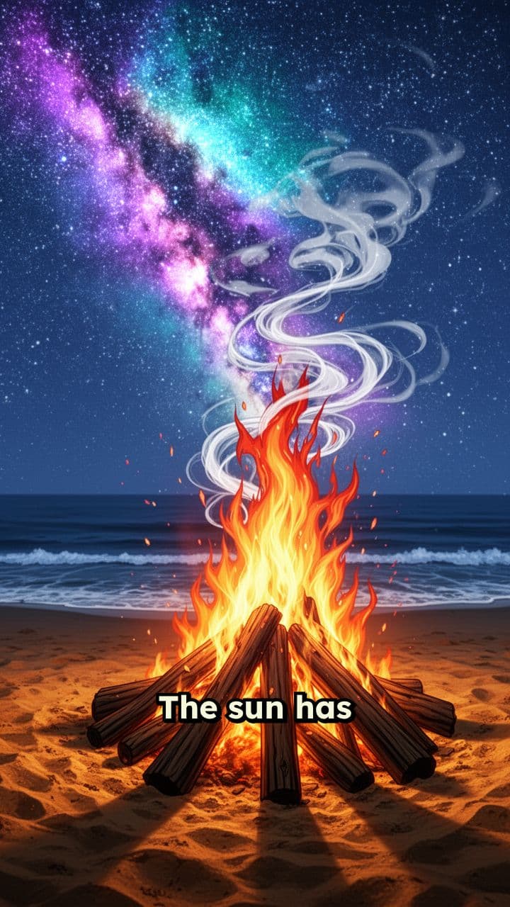 Eternal Embers: A Starlit Night