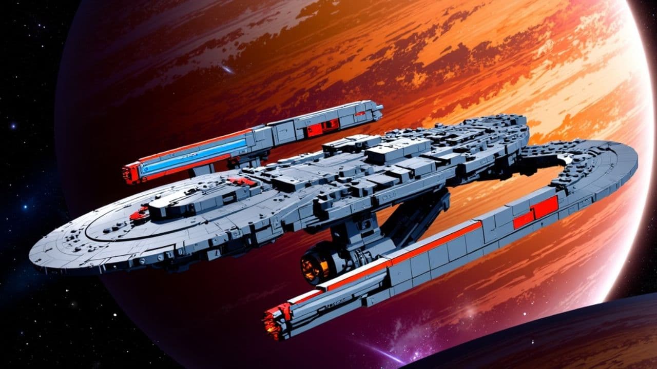 Building the USS Enterprise in LEGO