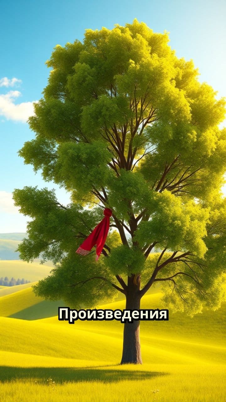 Тополек мой в красной косынке