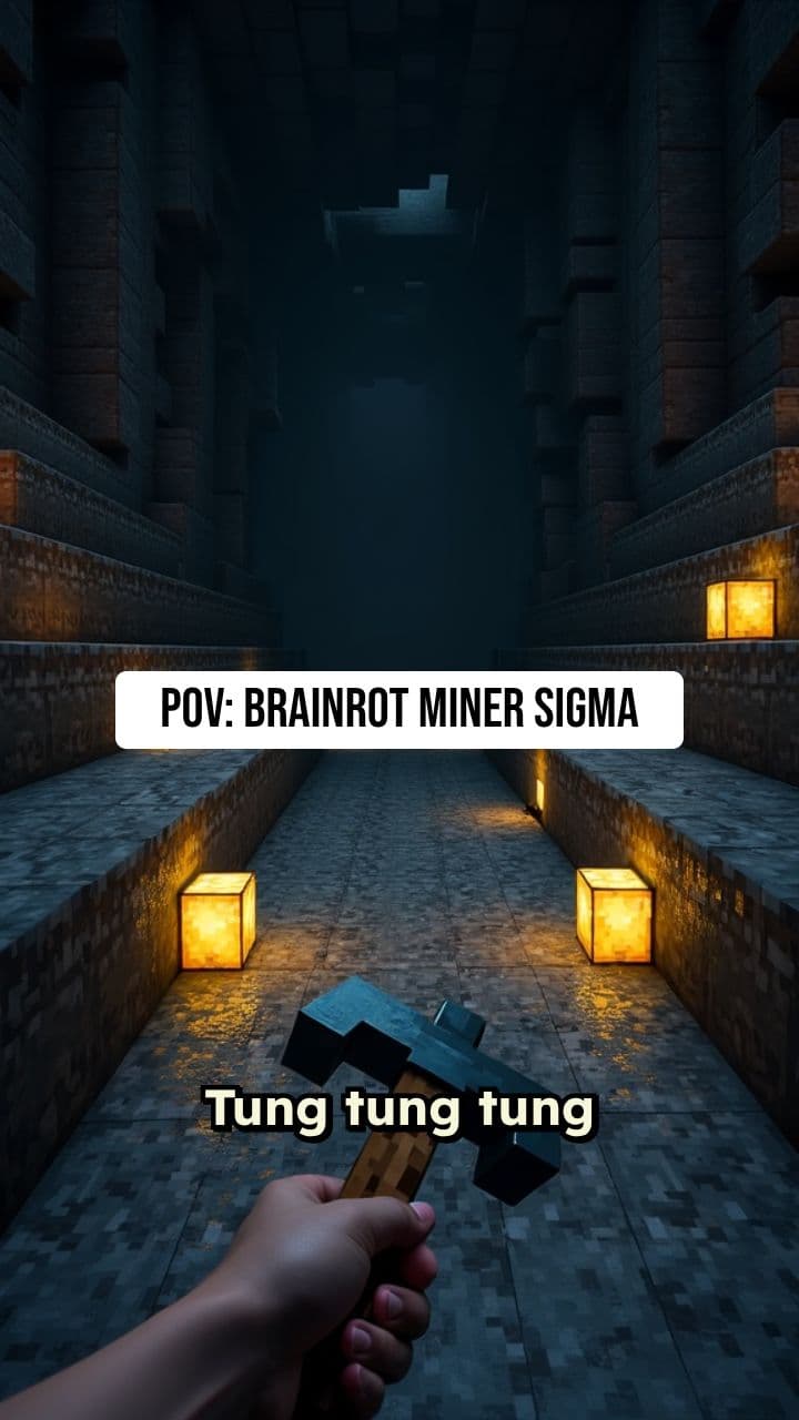 Minecraft Brainrot Survival Reel