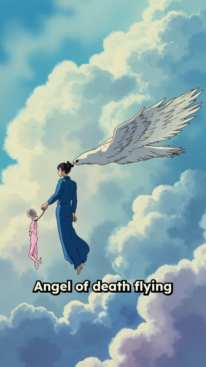 Soul's Descent into Colorful Clouds