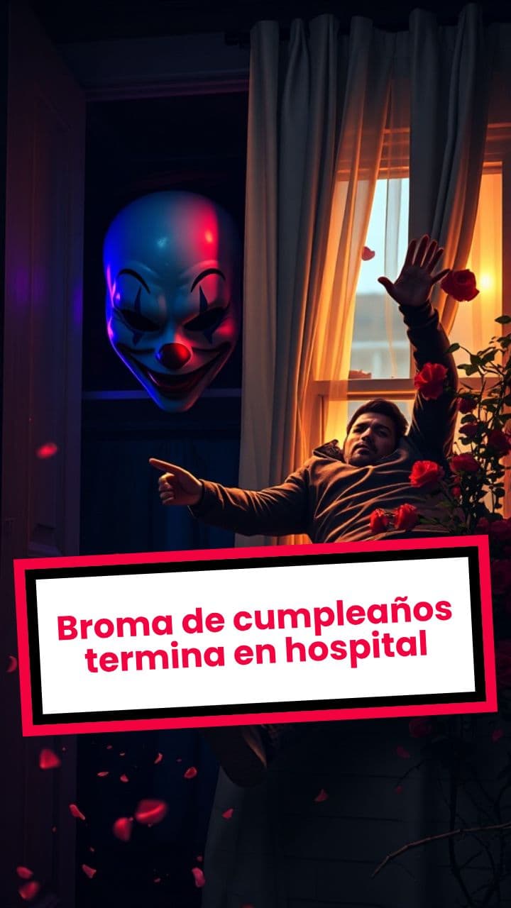 Broma de cumpleaños termina en hospital