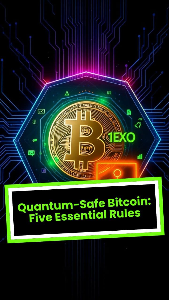 Quantum-Safe Bitcoin: Five Essential Rules