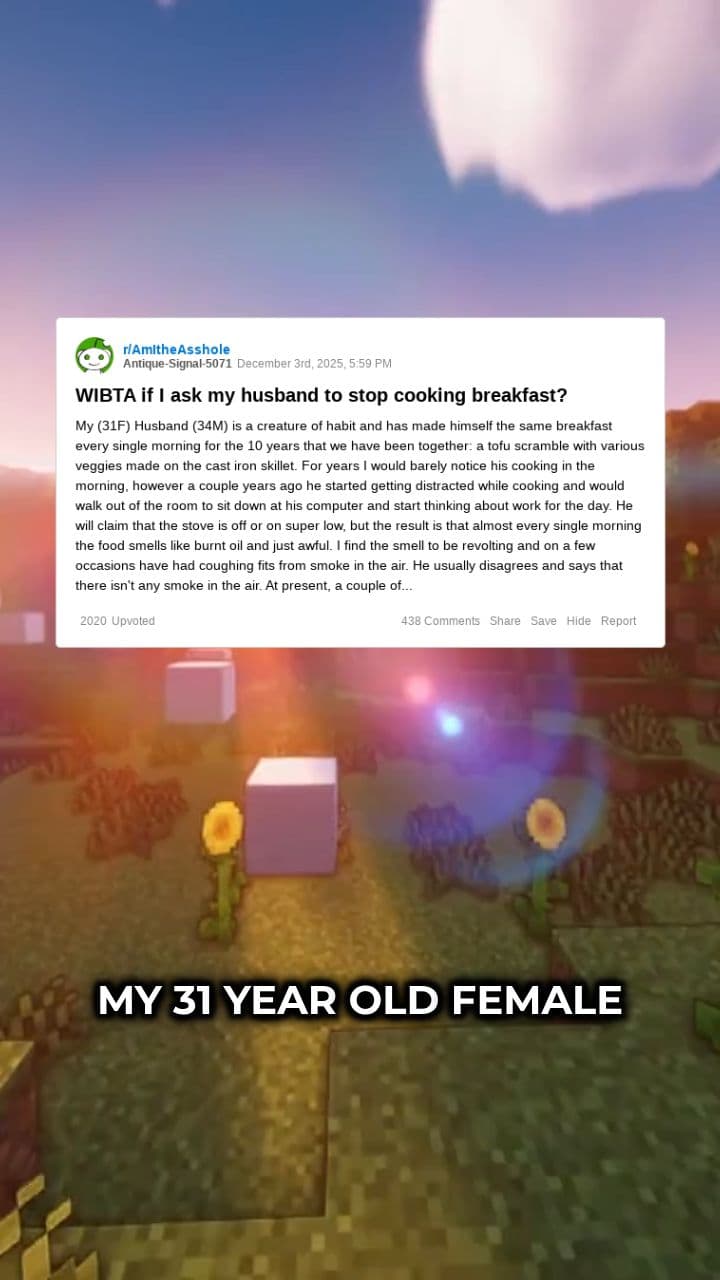 Pregnant Wife Frustrated with Husband's Breakfast