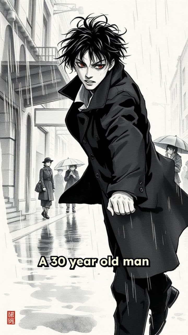 Drunk Man in the Rain