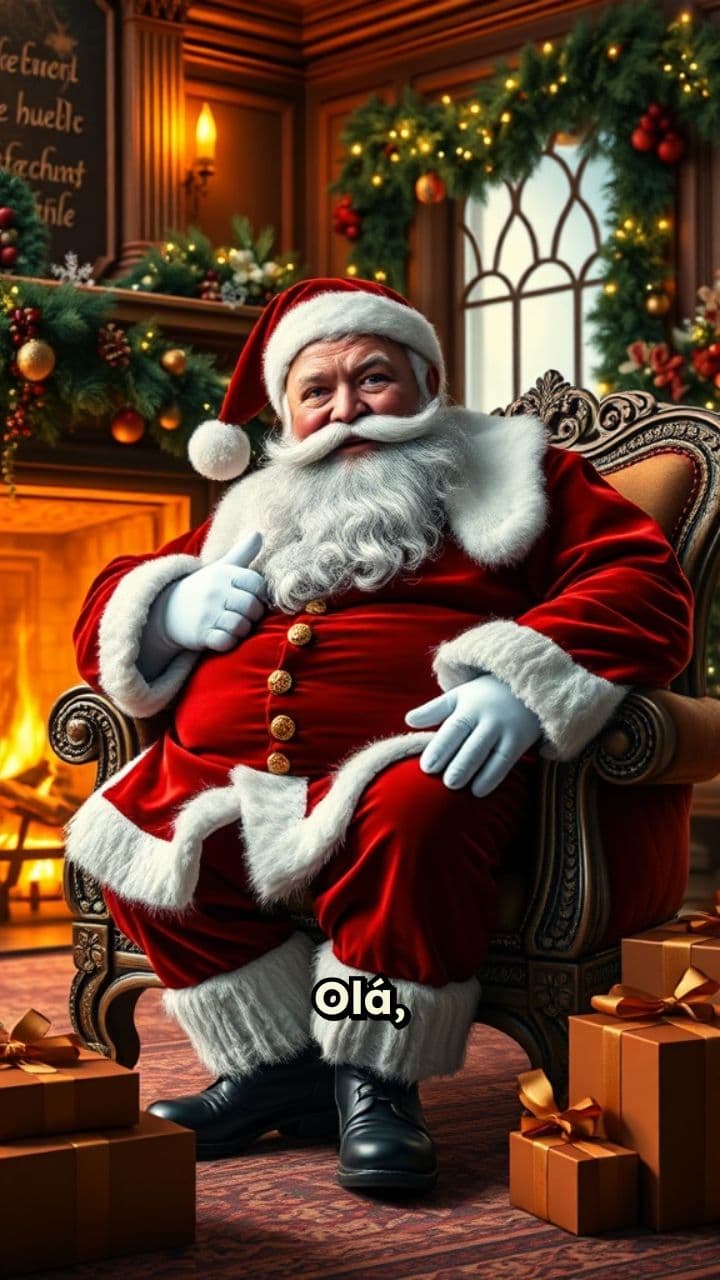 Mensagem do Papai Noel para Maitê