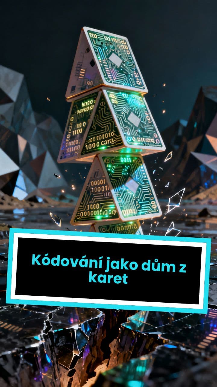 Kódování jako dům z karet