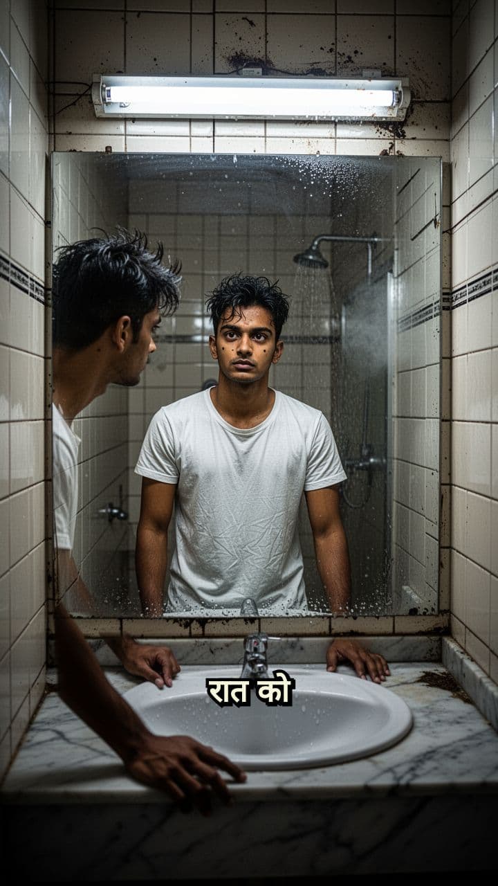 शीशे के भीतर मैं