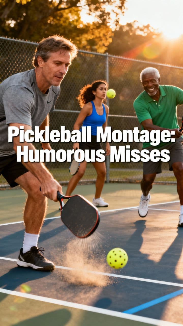 Pickleball Montage: Humorous Misses