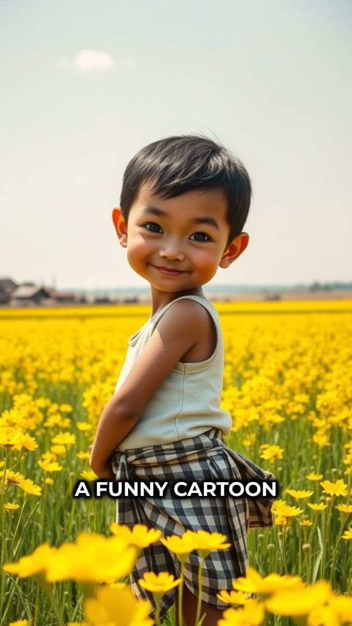 Shinchan-Style Farmhand in India