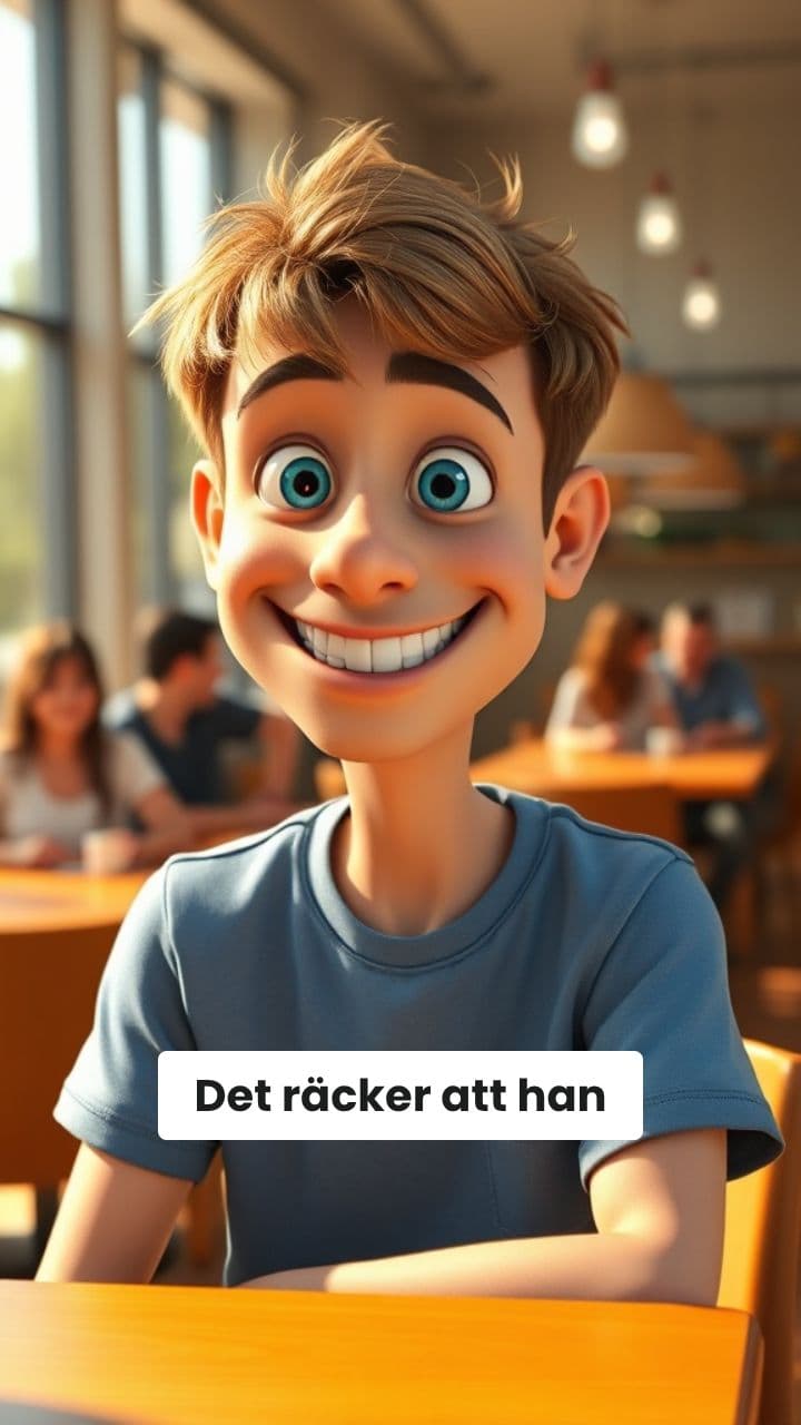 Käken knakar av tanken