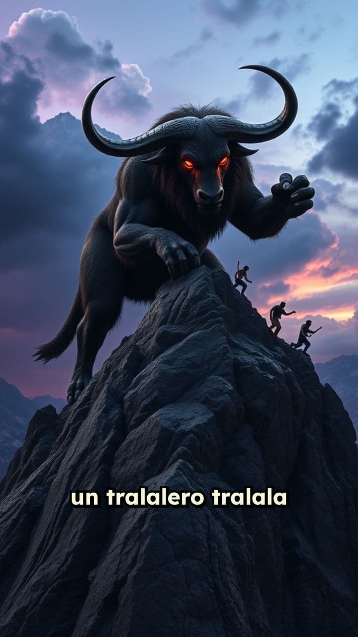 Taurom pujant una muntanya