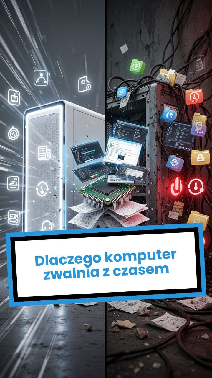 Dlaczego komputer zwalnia z czasem