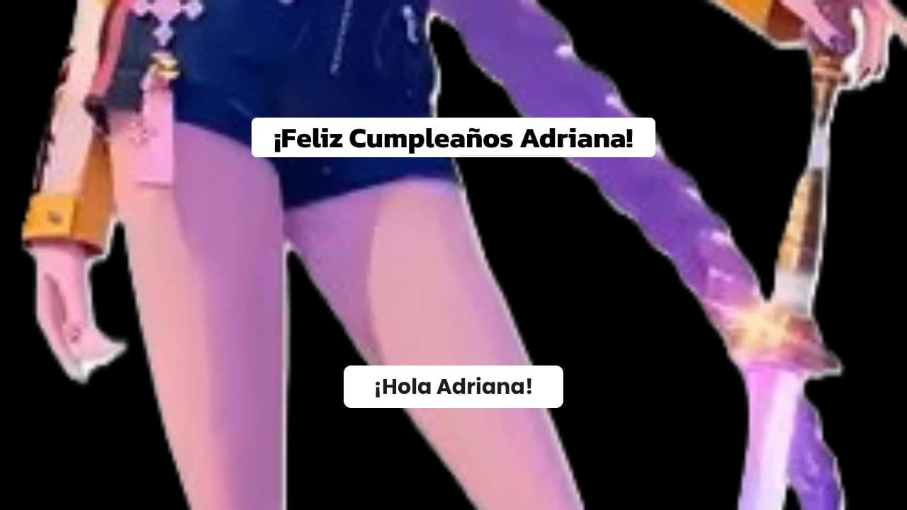 Mensaje de Cumpleaños de Rummy para Adriana