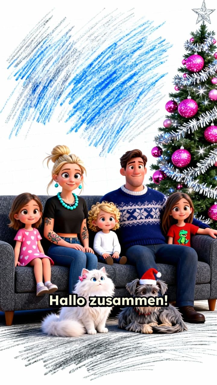 Frohe Weihnachten von AnnaRae und Familie