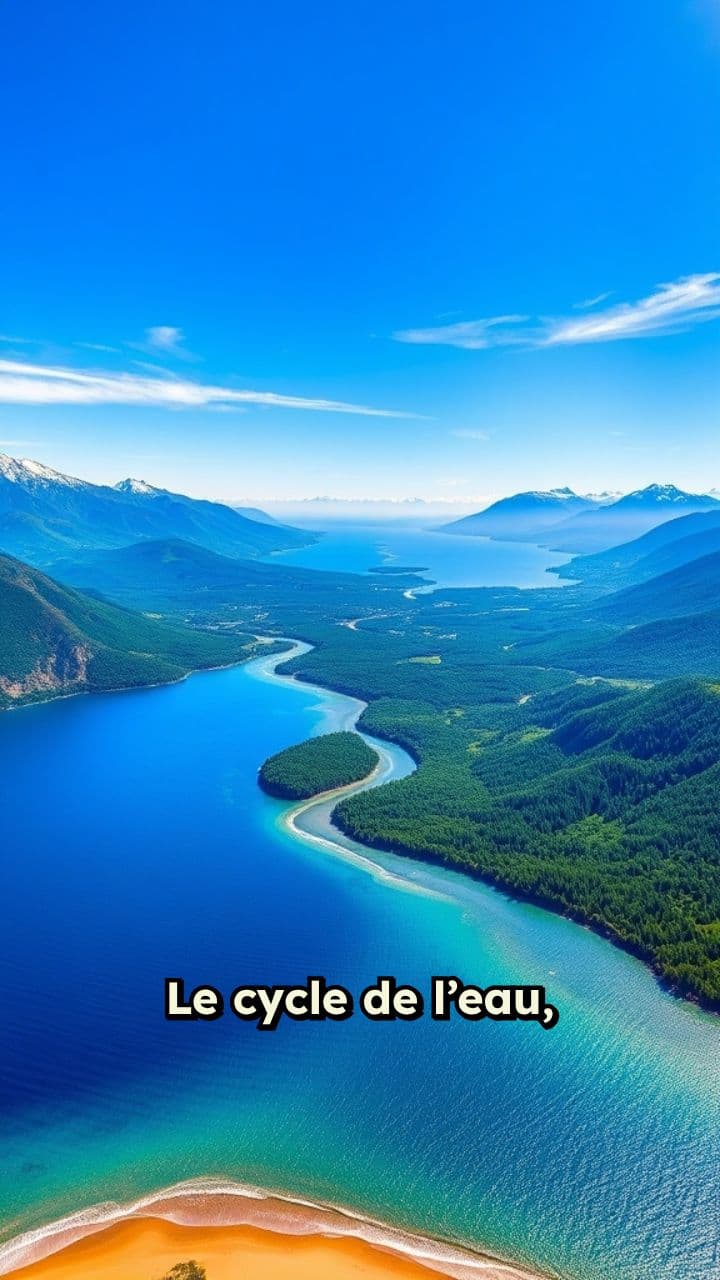 Le cycle de l’eau en continu