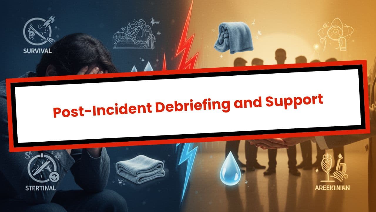 Post-Incident Debriefing and Support