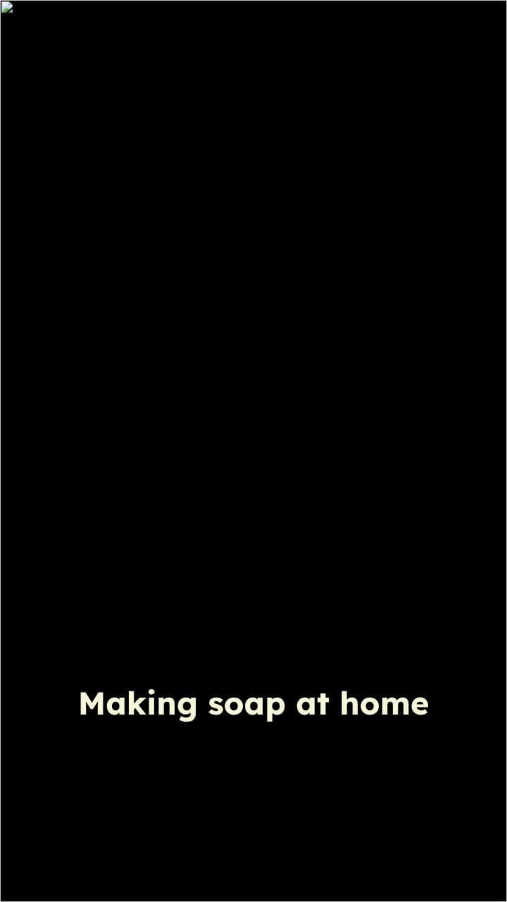 Homemade Soap Making Process