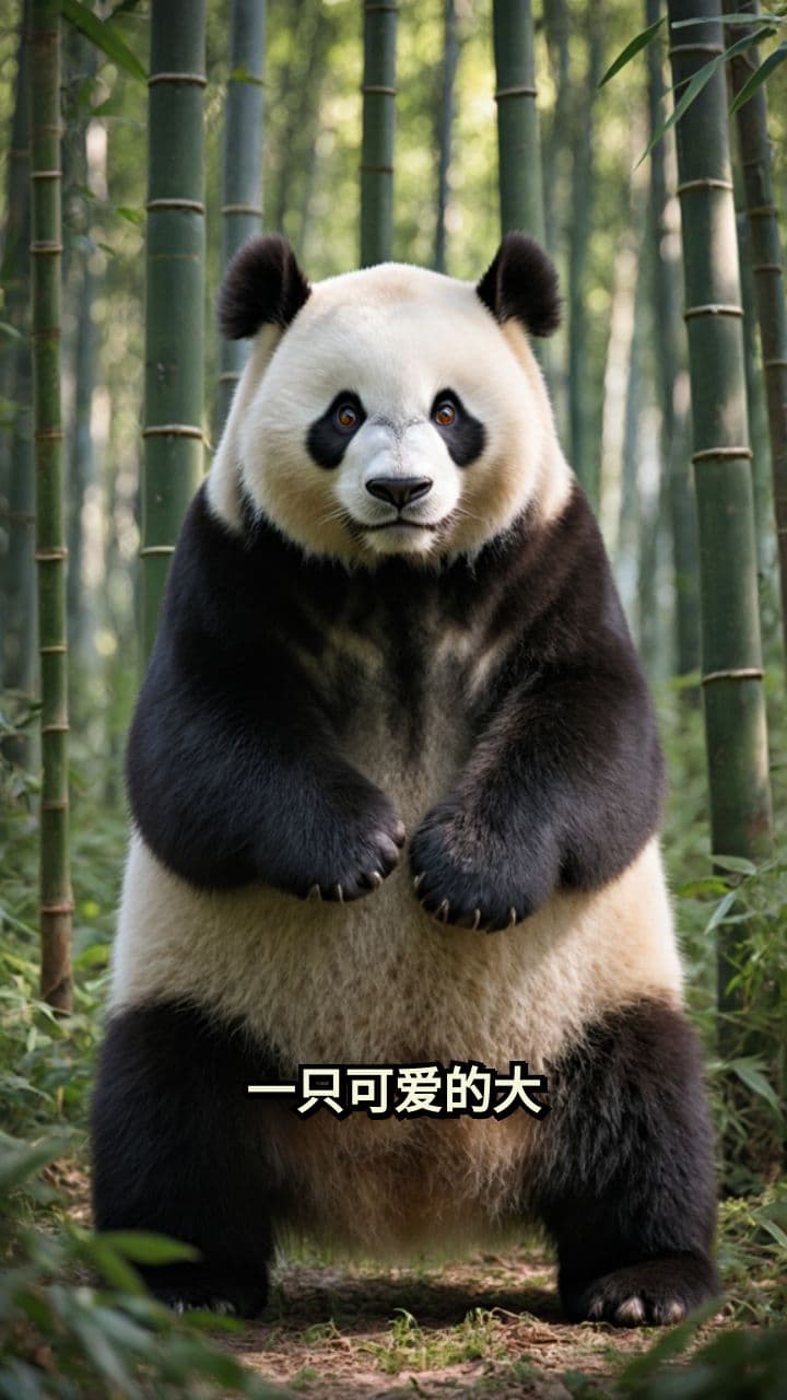 勇敢的熊猫与小兔子