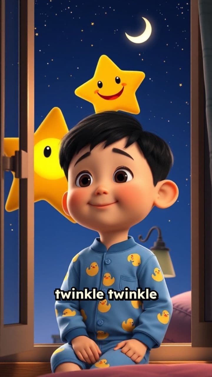 Twinkle Twinkle Little Star Animated Kids Video
