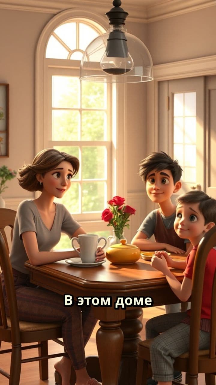 Свет в доме семьи