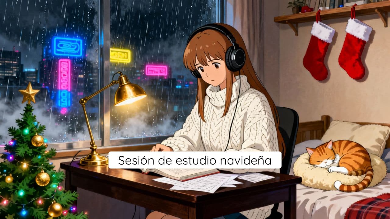 Estudio Lo-Fi en Navidad