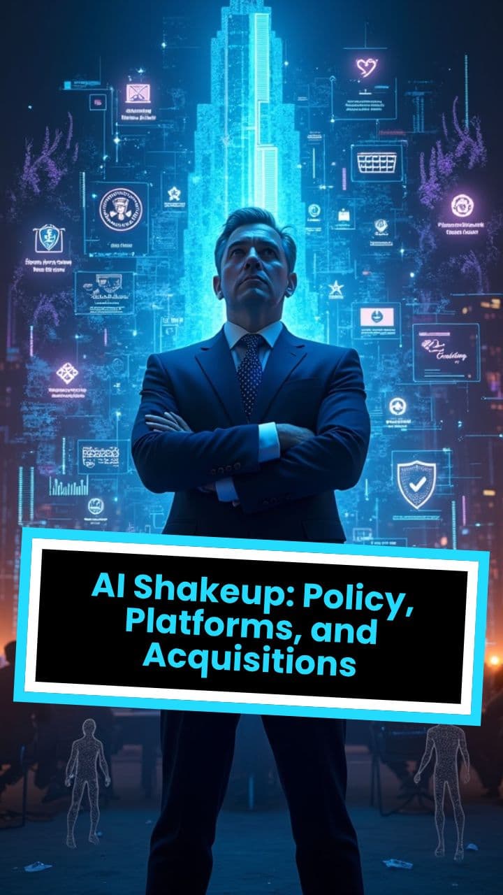 AI Shakeup: Policy, Platforms, and Acquisitions