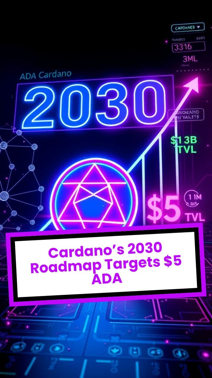Cardano’s 2030 Roadmap Targets $5 ADA