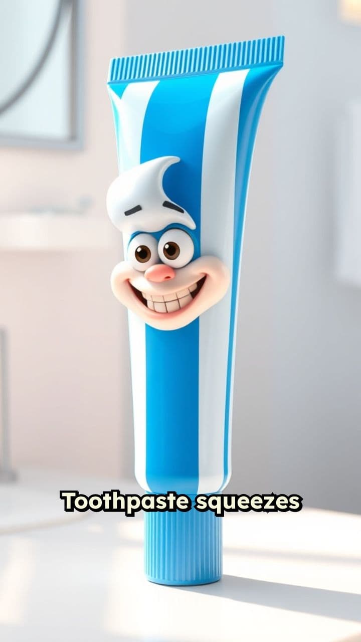 Toothpaste vs. Toothbrush: A Creative Duel