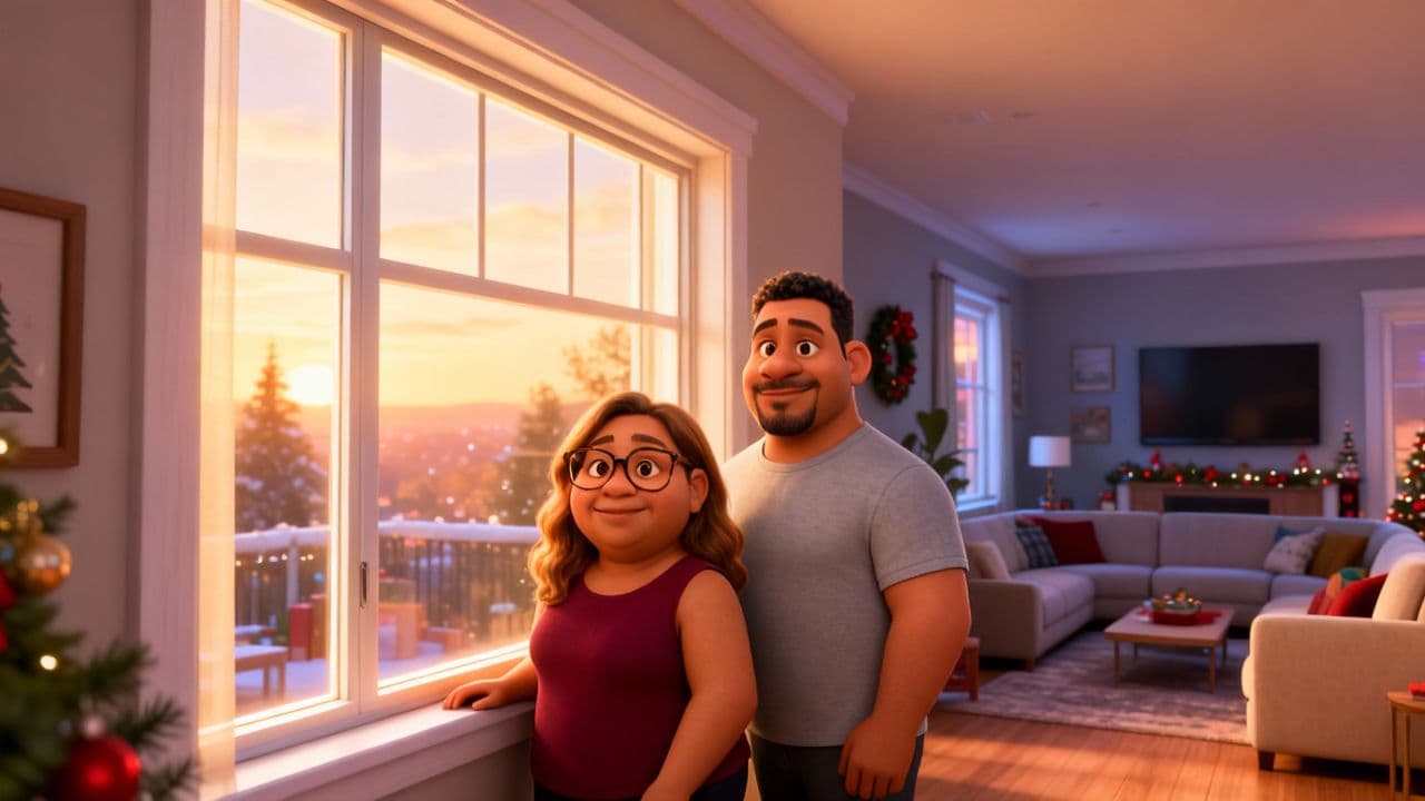 #7605-    A Golden End-of-Year Family Evening