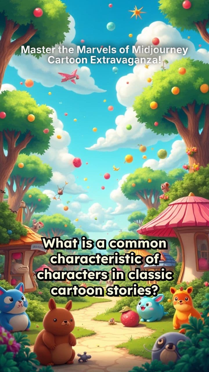 Master the Marvels of Midjourney Cartoon Extravaganza!