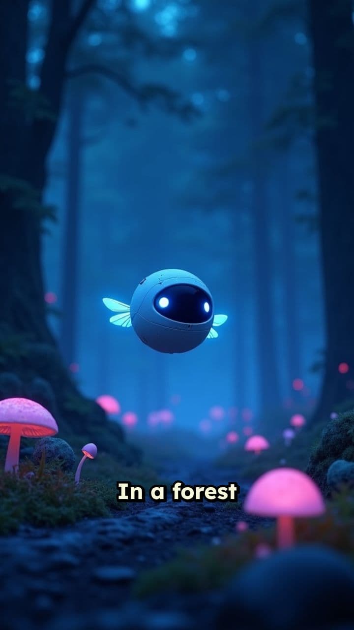 Orbie and Lumi: A Bioluminescent Adventure