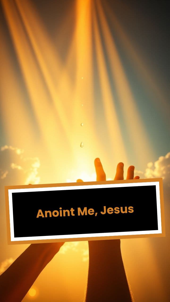 Anoint Me, Jesus