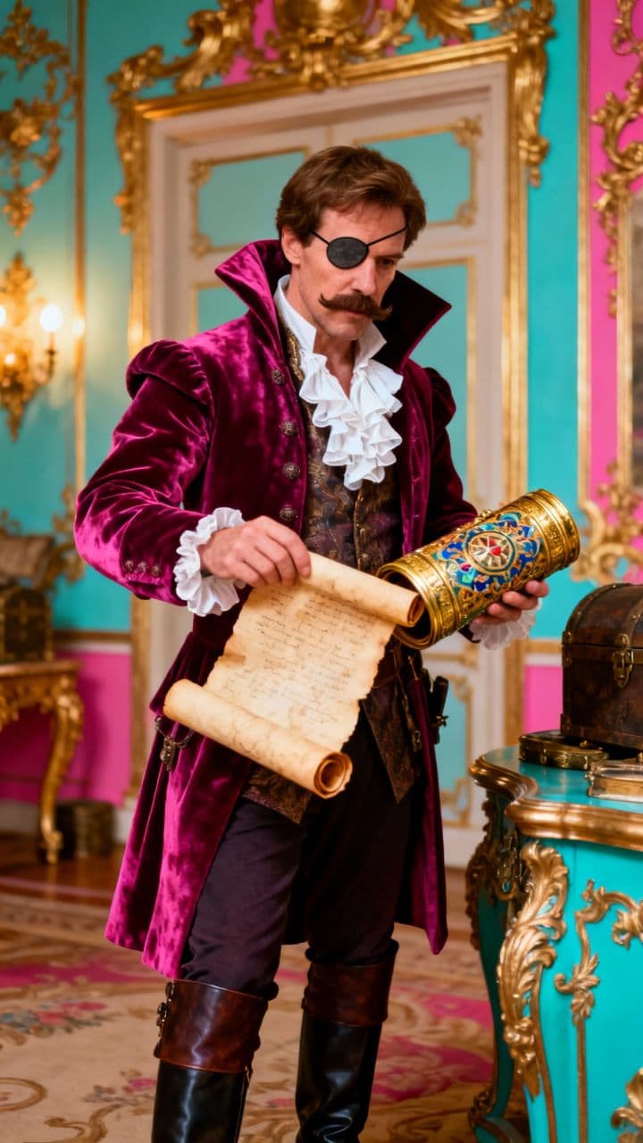 Die Entdeckung der Schatzkarte