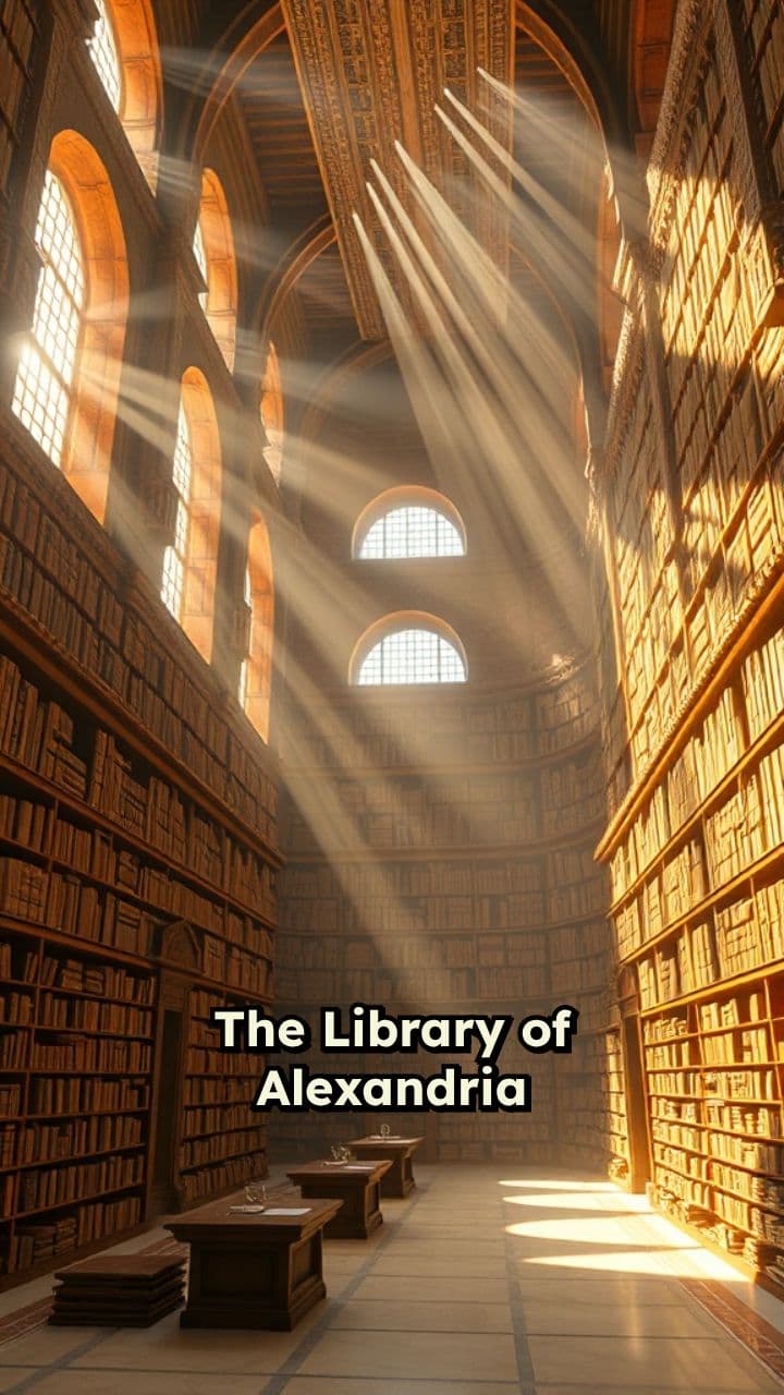 Lost Knowledge of the Library of Alexandria