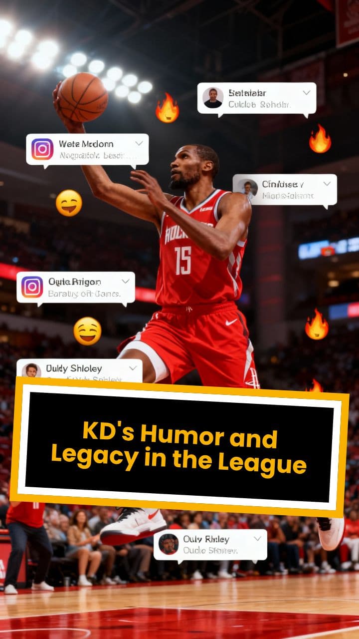 KD's Humor and Legacy in the League