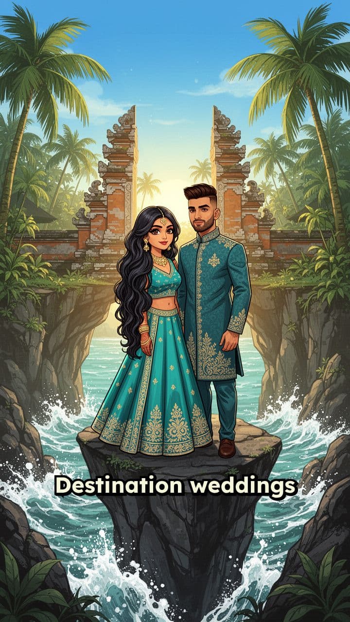 Shubham and Sagarika’s Bali Wedding Weekend