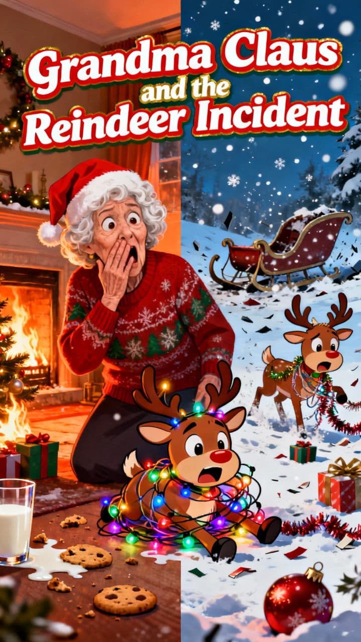 Grandma Claus and the Reindeer Incident