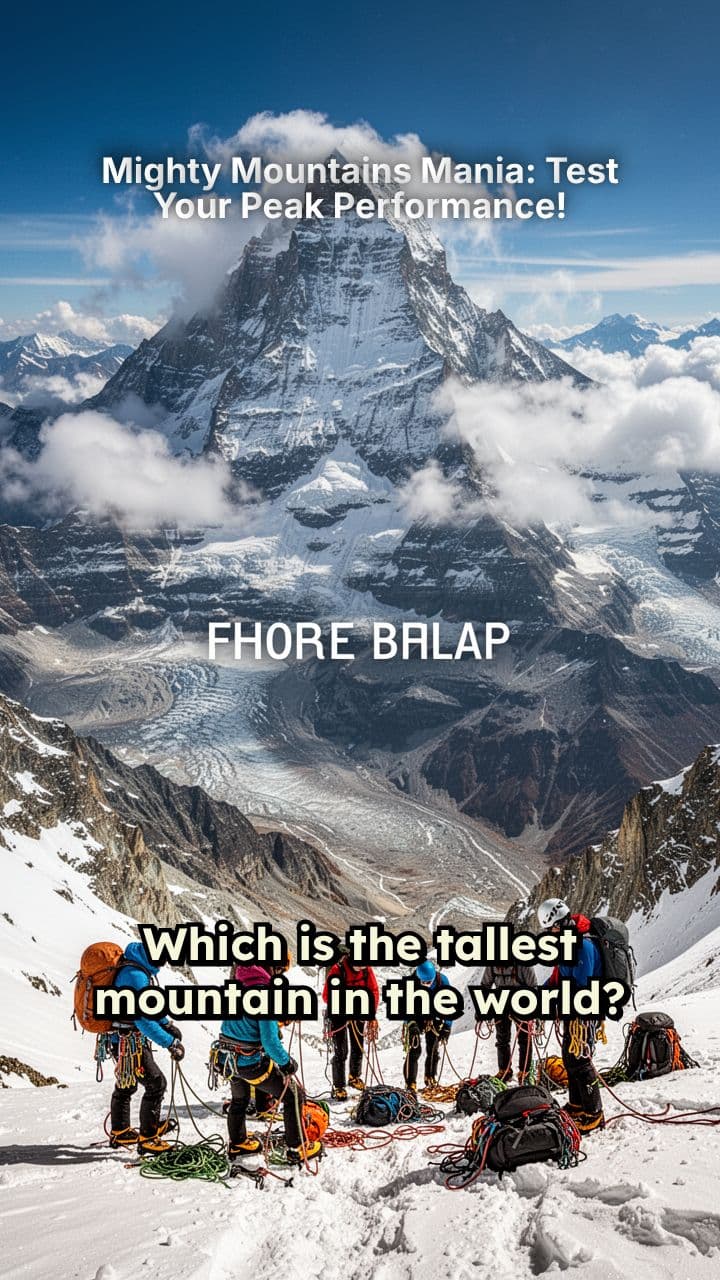 Mighty Mountains Mania: Test Your Peak Performance!