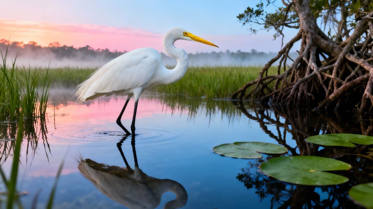 The Patient Hunter: Florida Egret