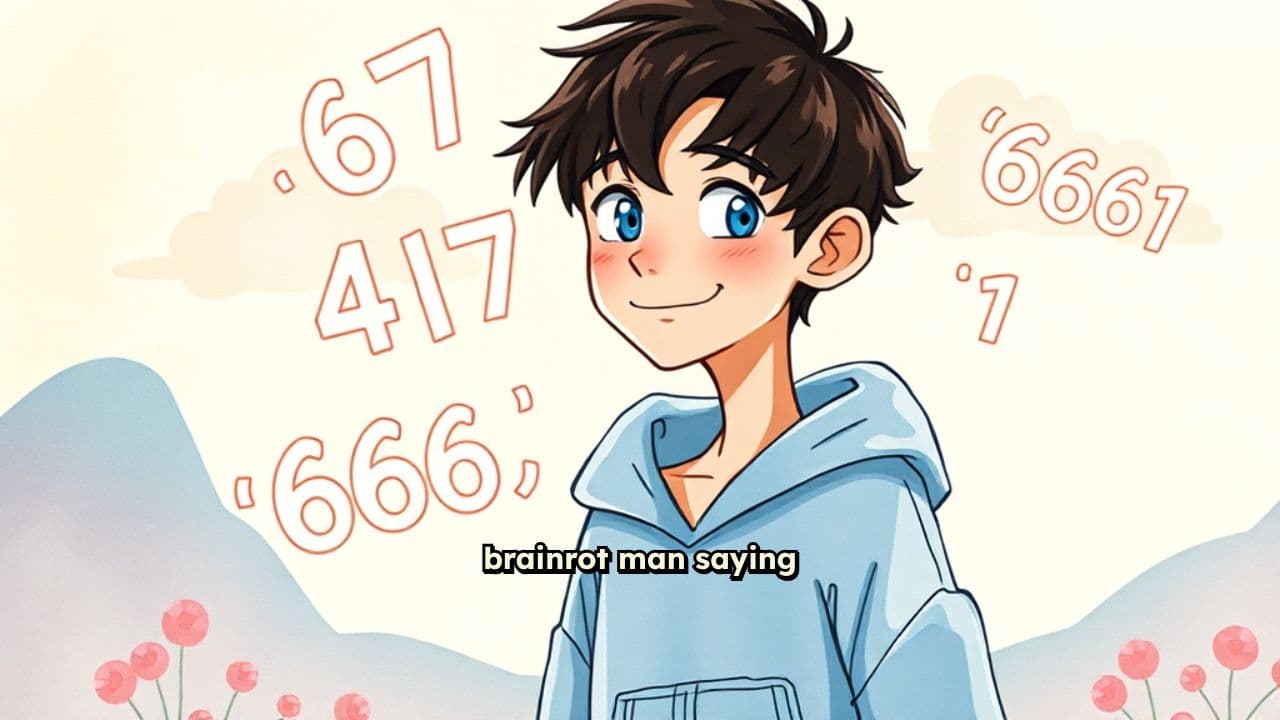 Cool Brainrot Man's Number Rant