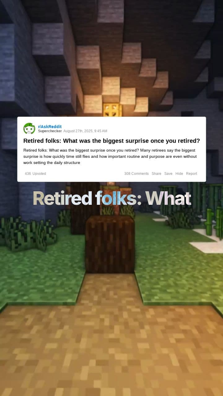 Surprises of Retirement: Time and Purpose