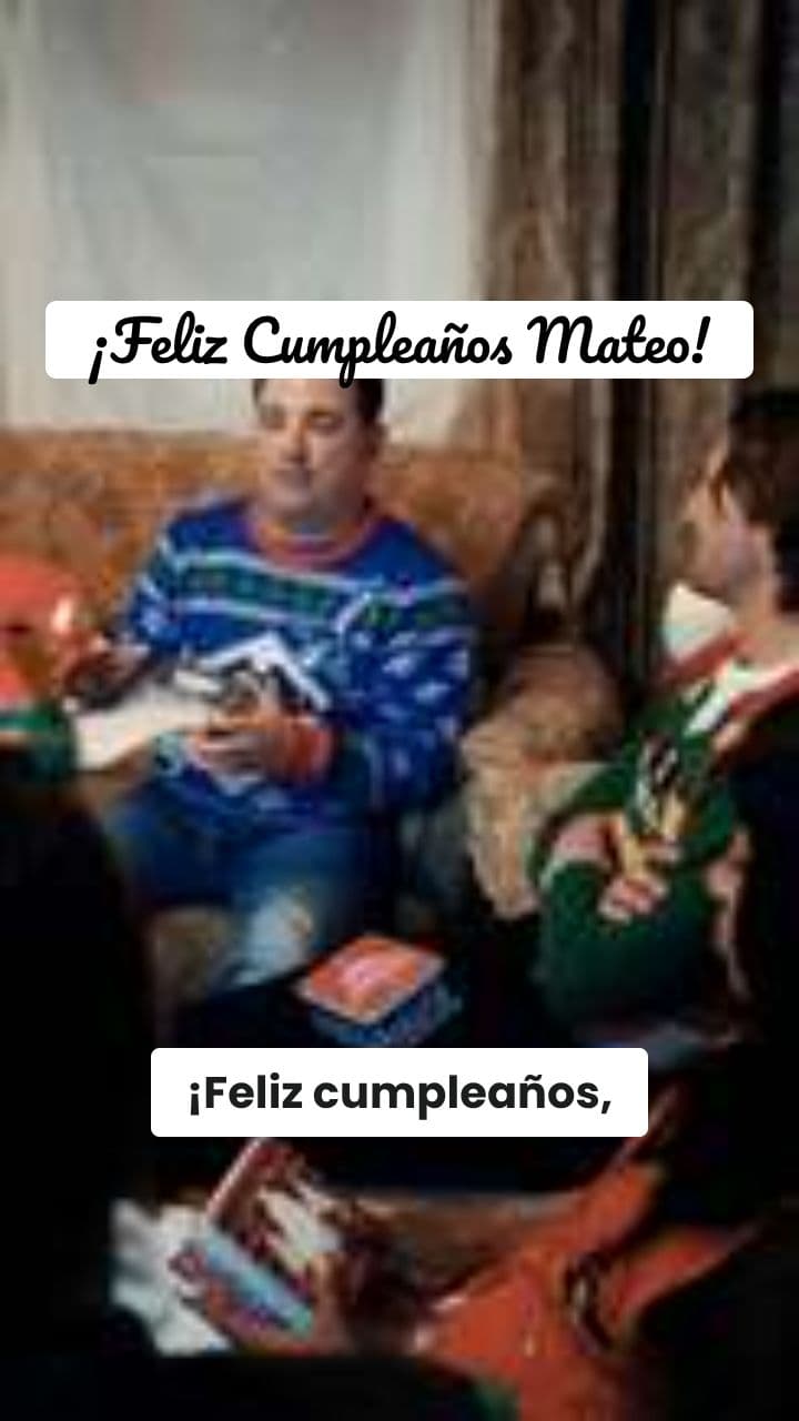 Feliz Cumpleaños Mateo