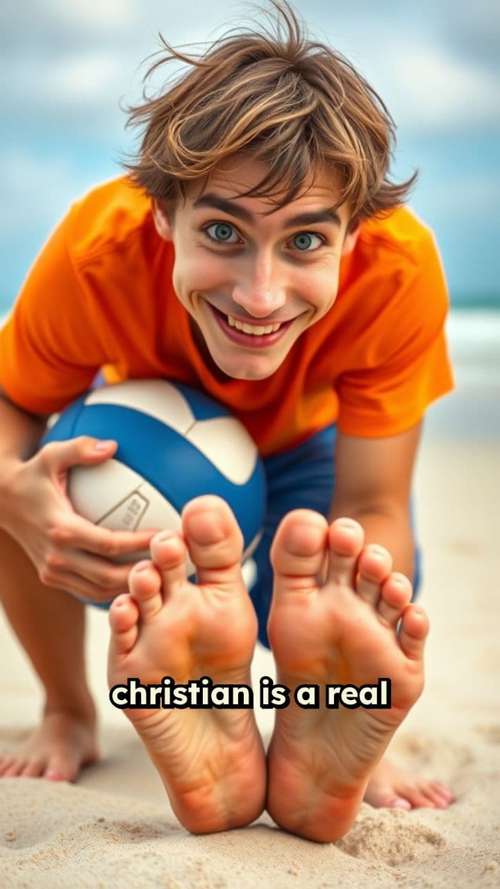 Christian: The Quirky Volleyball Player