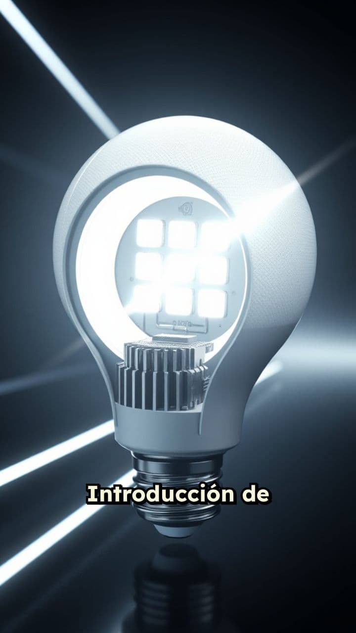 Funcionamiento de una bombilla LED