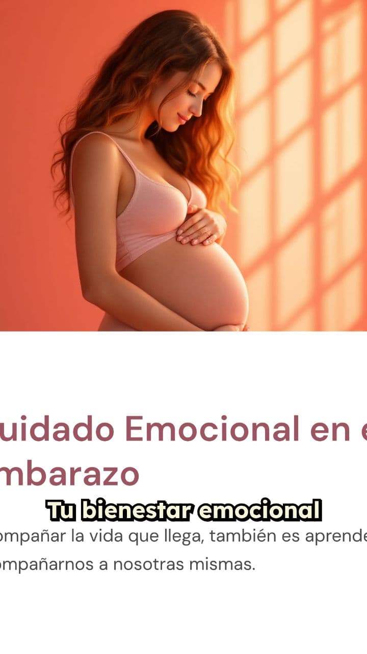 Cuidado emocional en el embarazo