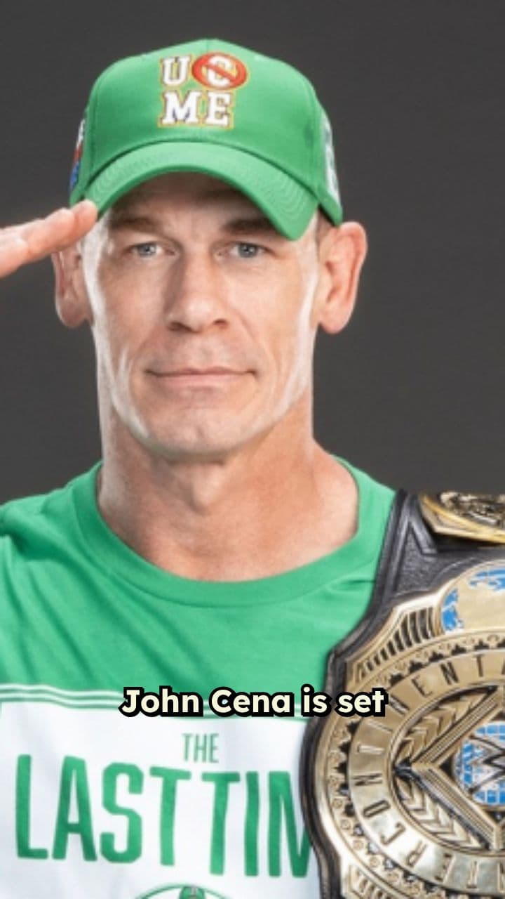 John Cena's Final Matches Announcement