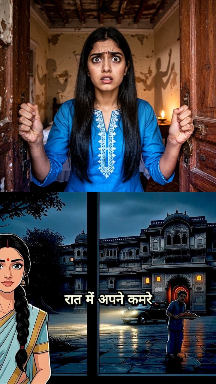 The Haunted Room and the Glowing Eyes