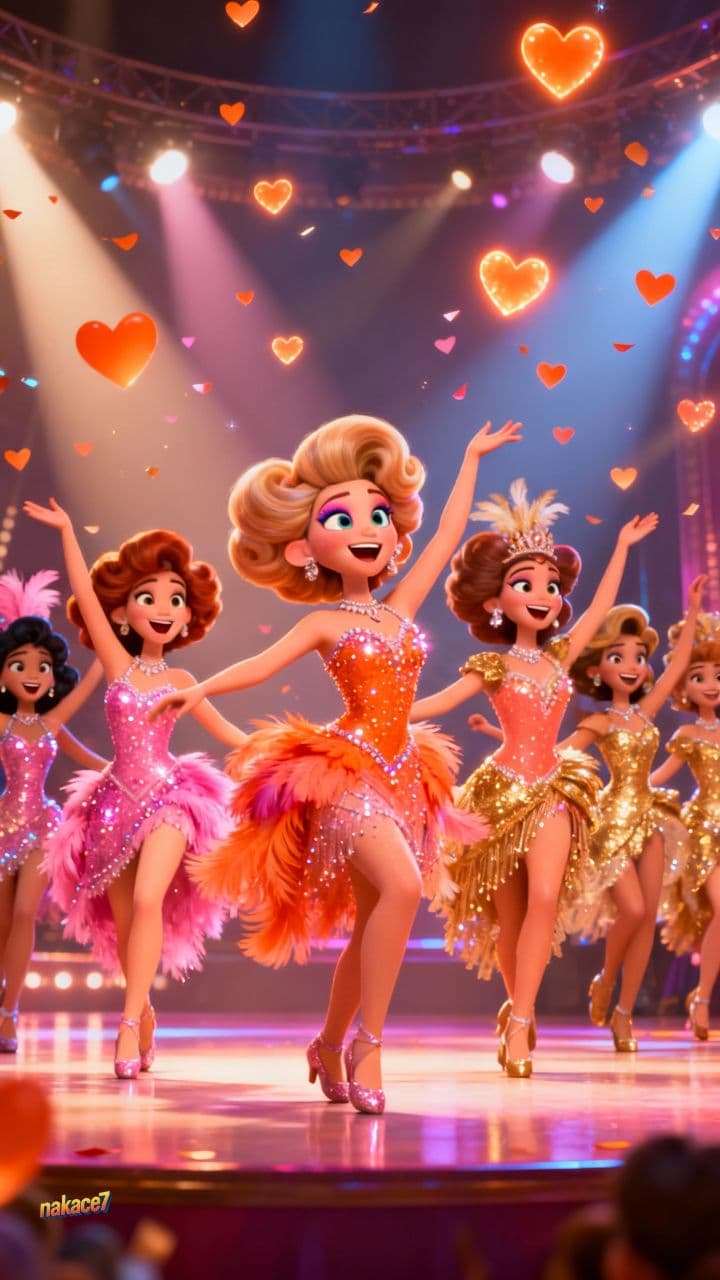 Synchronized Show Girls Dance